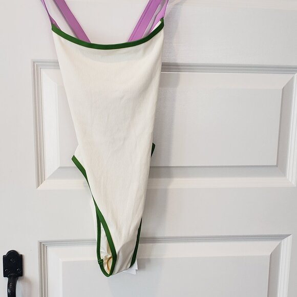 NWT:  l*space Ribbed Baewatch One Piece Swimsuit  Size Small - Picture 5 of 6